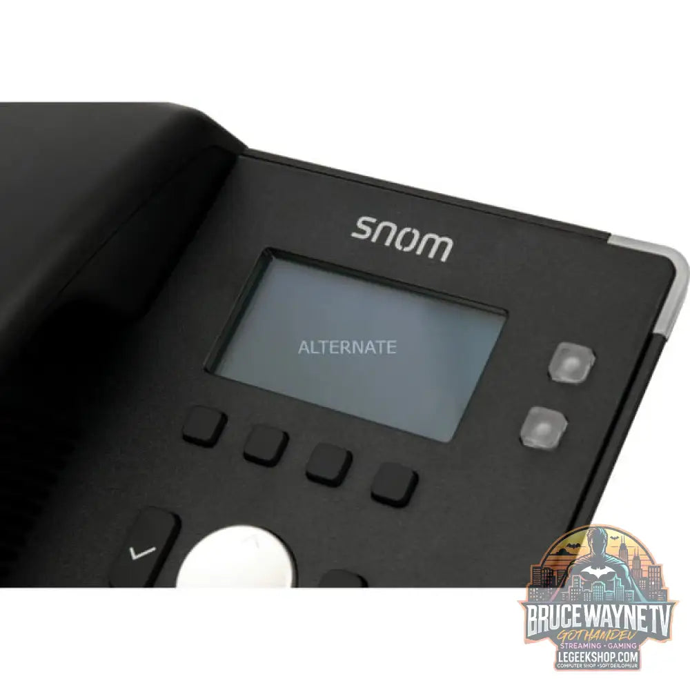 snom D120, VoIP-Telefon noir, PoE - snom - vue 3