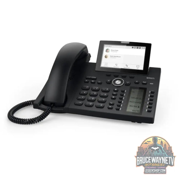 snom D385, VoIP-Telefon noir, Bluetooth, PoE - snom