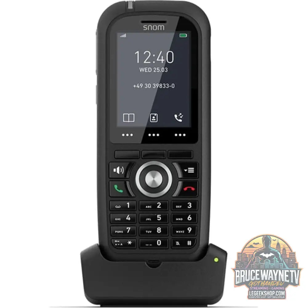 snom M80 DECT, analoges Telefon noir - snom - vue 2