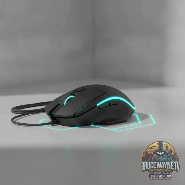 Souris gaming LeGeekShop, design ergonomique pour un confort optimal et une précision redoutable en jeu.