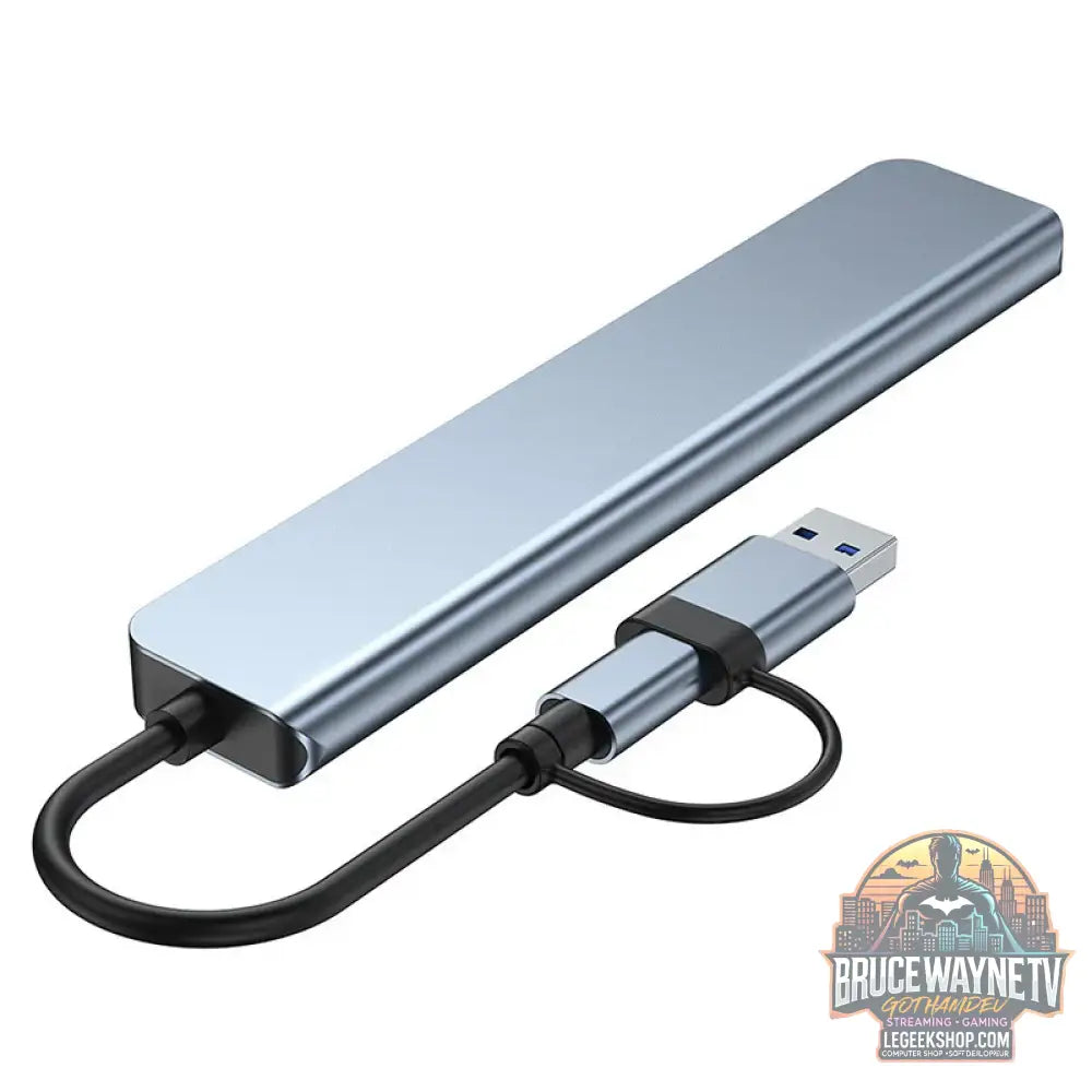 Station d’Accueil HUB USB + Type C 8 en 2 - 8 IN 2 - Hub USB