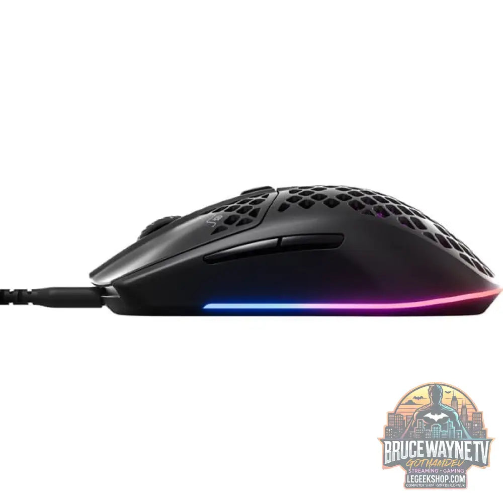 SteelSeries Aerox 3 Onyx 2022, souris gaming - vue 5