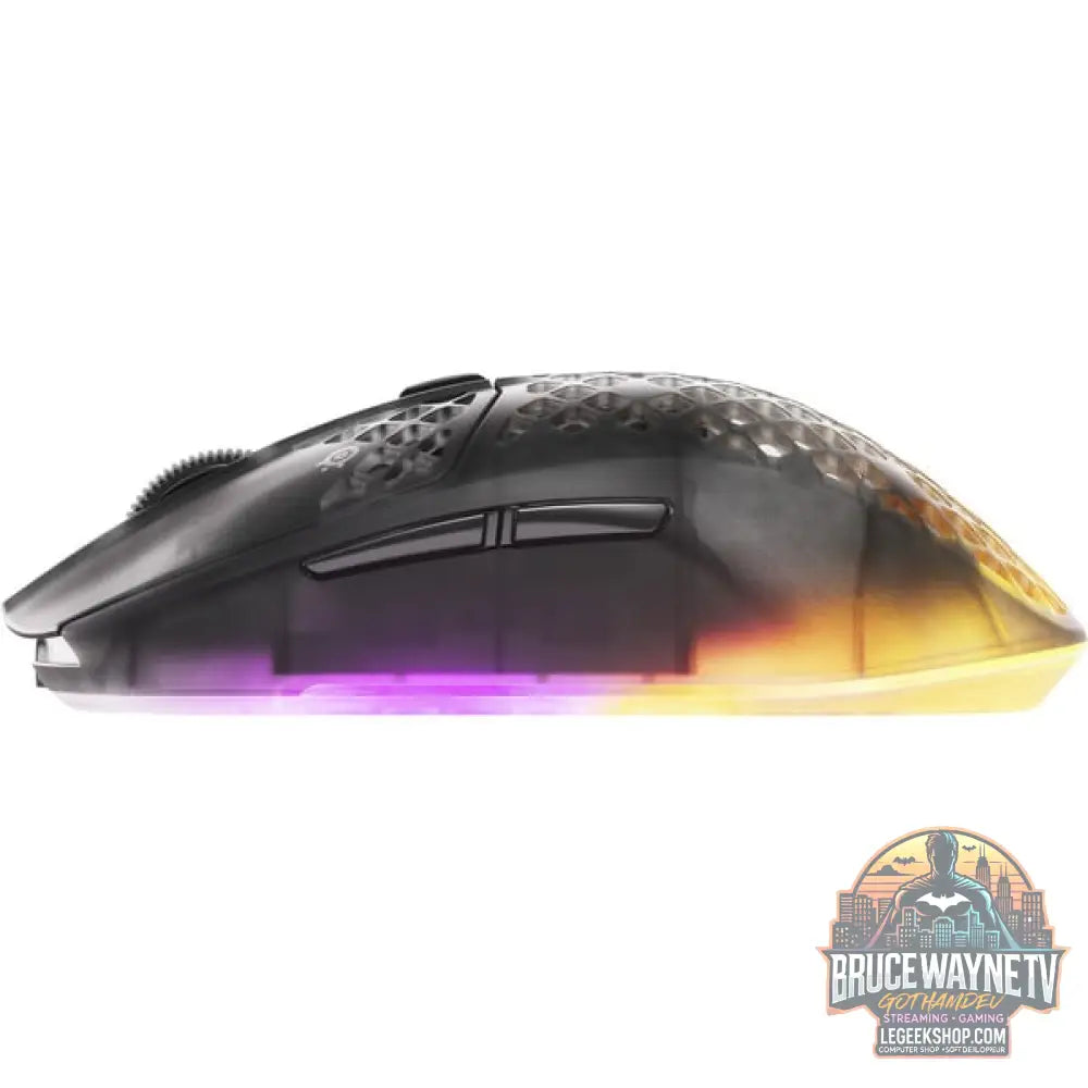SteelSeries Aerox 3 Wireless Gen 2 Shadow, souris gaming - vue 3