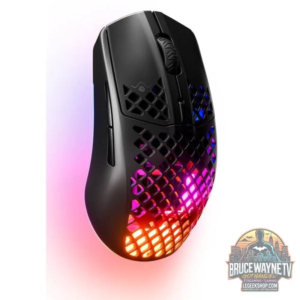 SteelSeries Aerox 3 Wireless Onyx 2022, souris gaming - vue 2