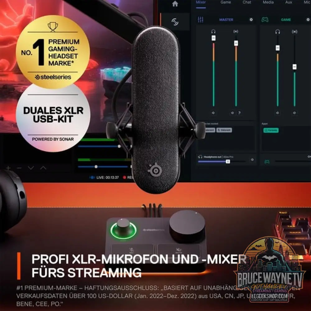 SteelSeries Alias Pro, microphone - SteelSeries - vue 2