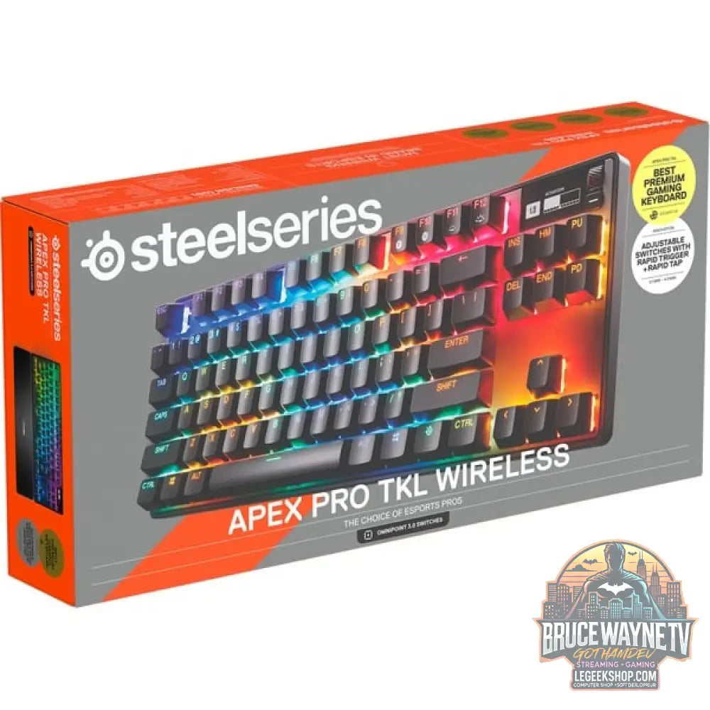 SteelSeries Apex Pro TKL Wireless Gen 3, clavier gaming - vue 7