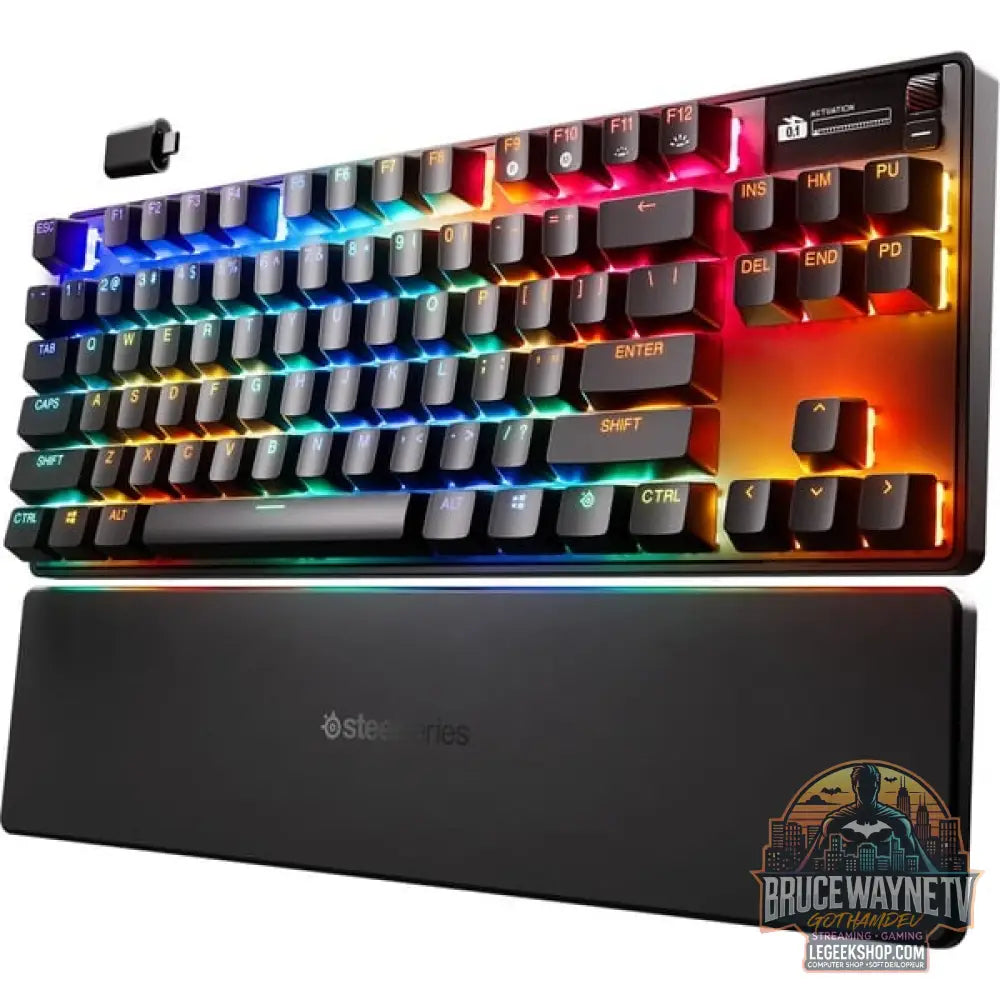 SteelSeries Apex Pro TKL Wireless Gen 3, clavier gaming - vue 5