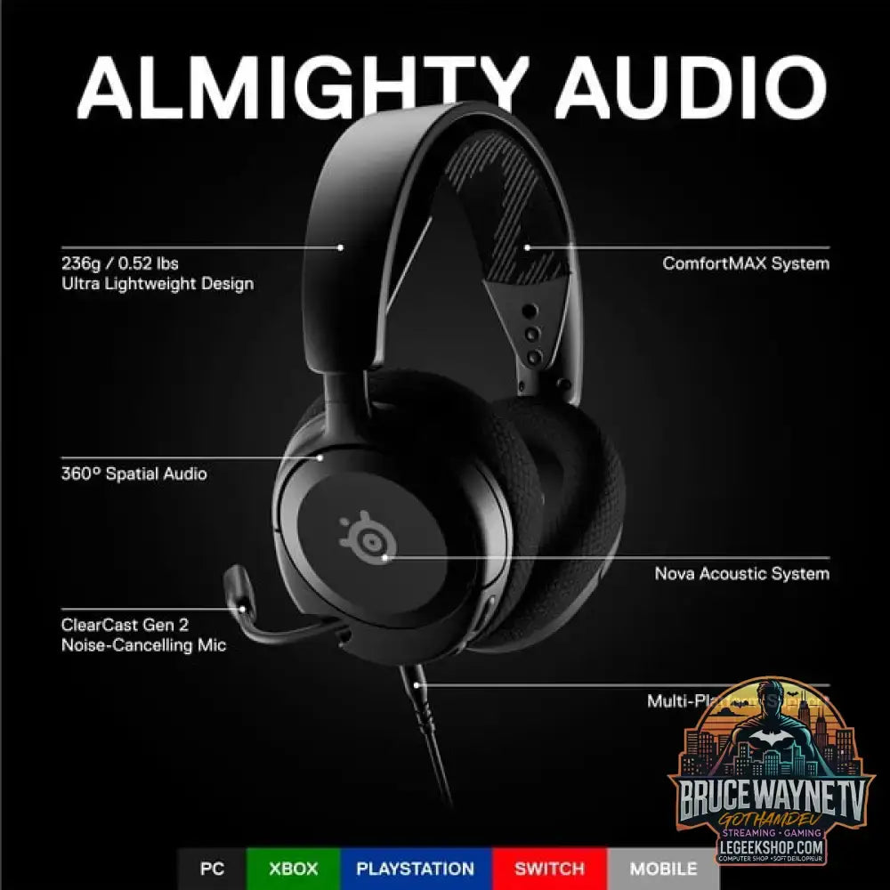 Arctis Nova 1 - SteelSeries - vue 2
