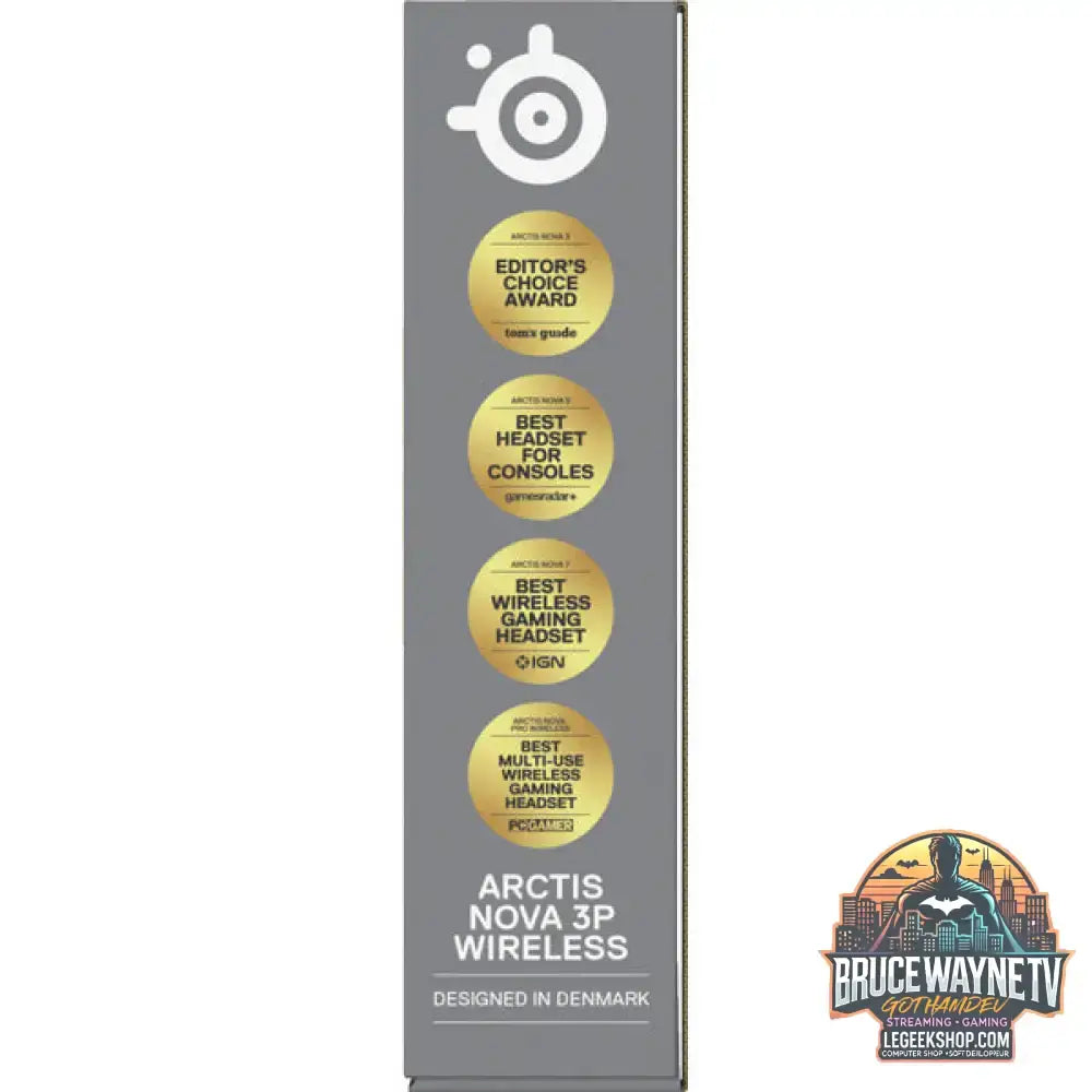 Arctis Nova 3P Wireless Aqua - SteelSeries - vue 12