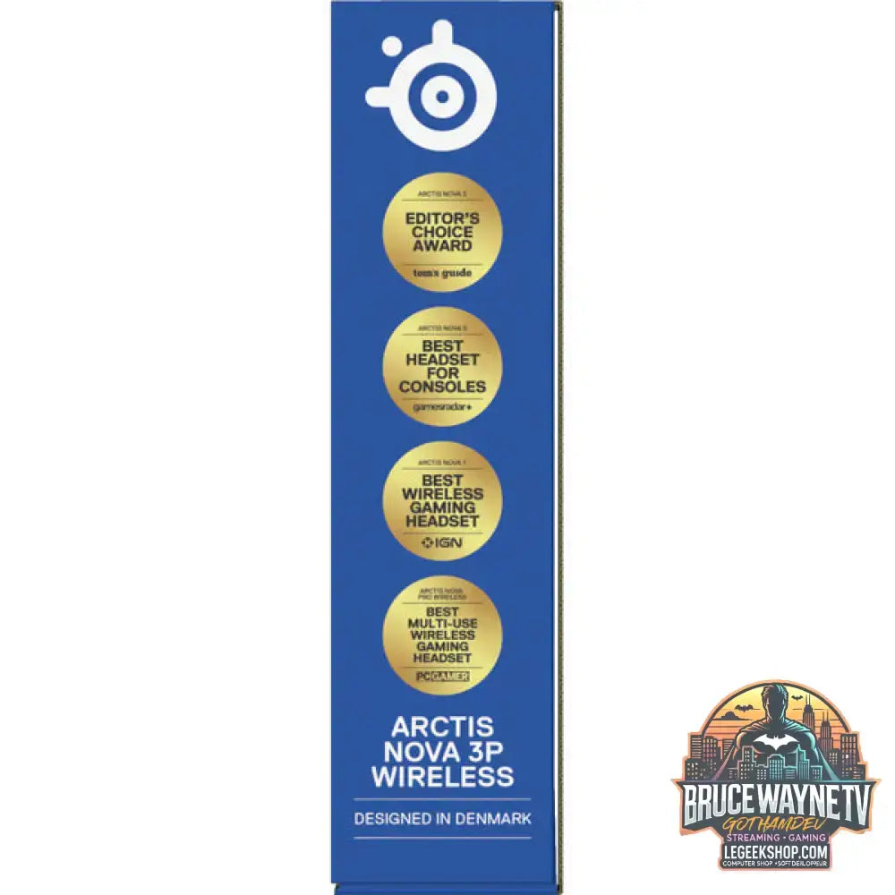 Arctis Nova 3P Wireless White - SteelSeries - vue 12