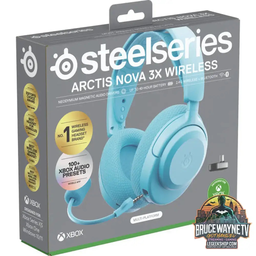 Arctis Nova 3X Wireless Aqua - SteelSeries - vue 7