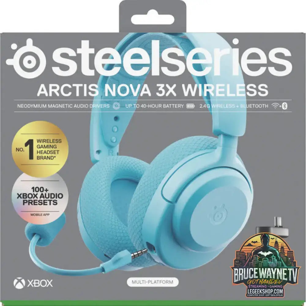 Arctis Nova 3X Wireless Aqua - SteelSeries - vue 9