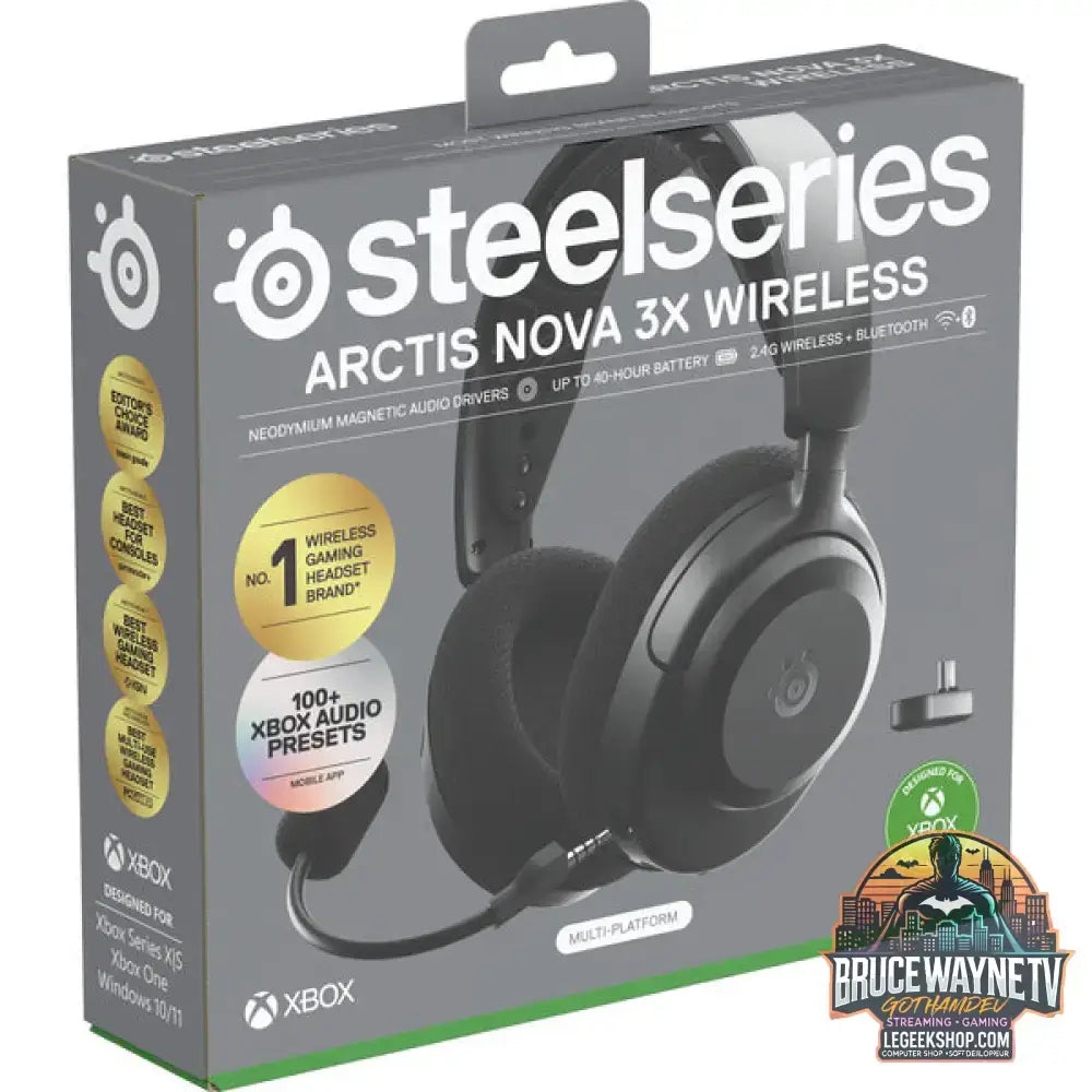 Arctis Nova 3X Wireless Black - SteelSeries - vue 7
