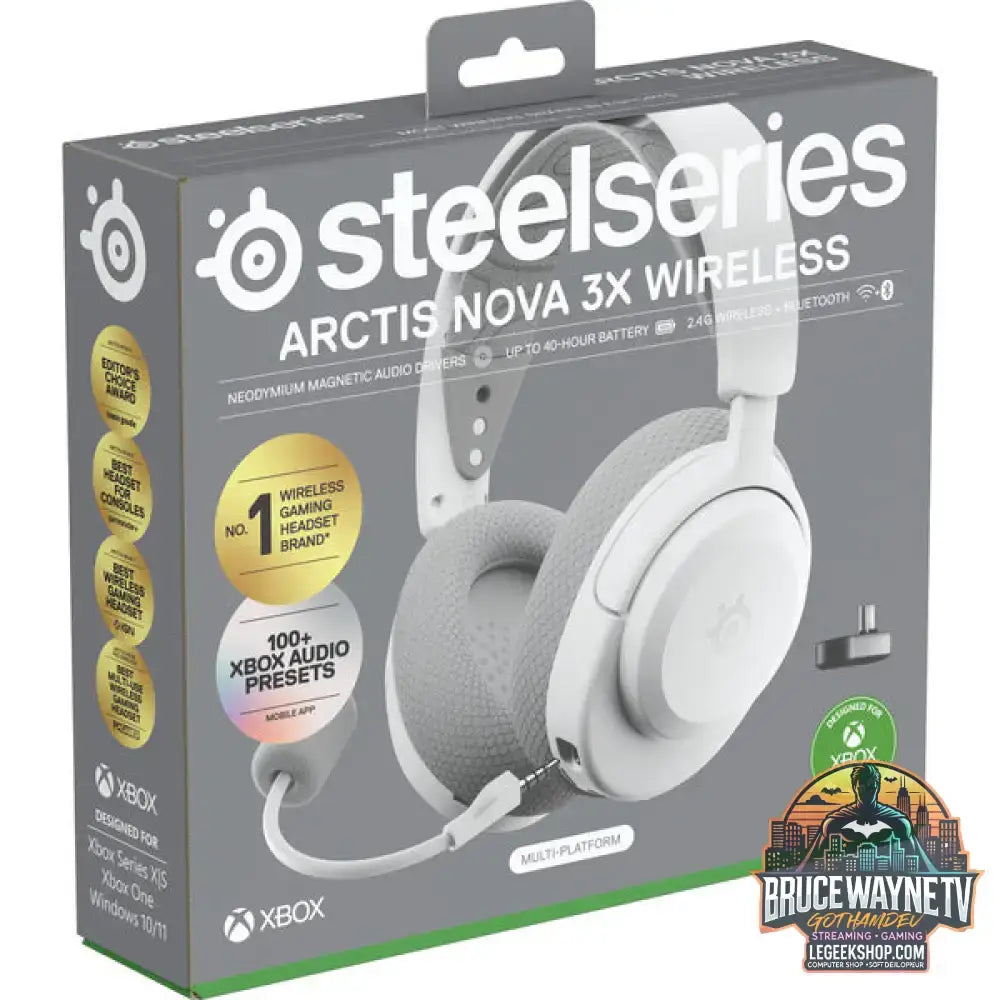 Arctis Nova 3X Wireless White - SteelSeries - vue 7