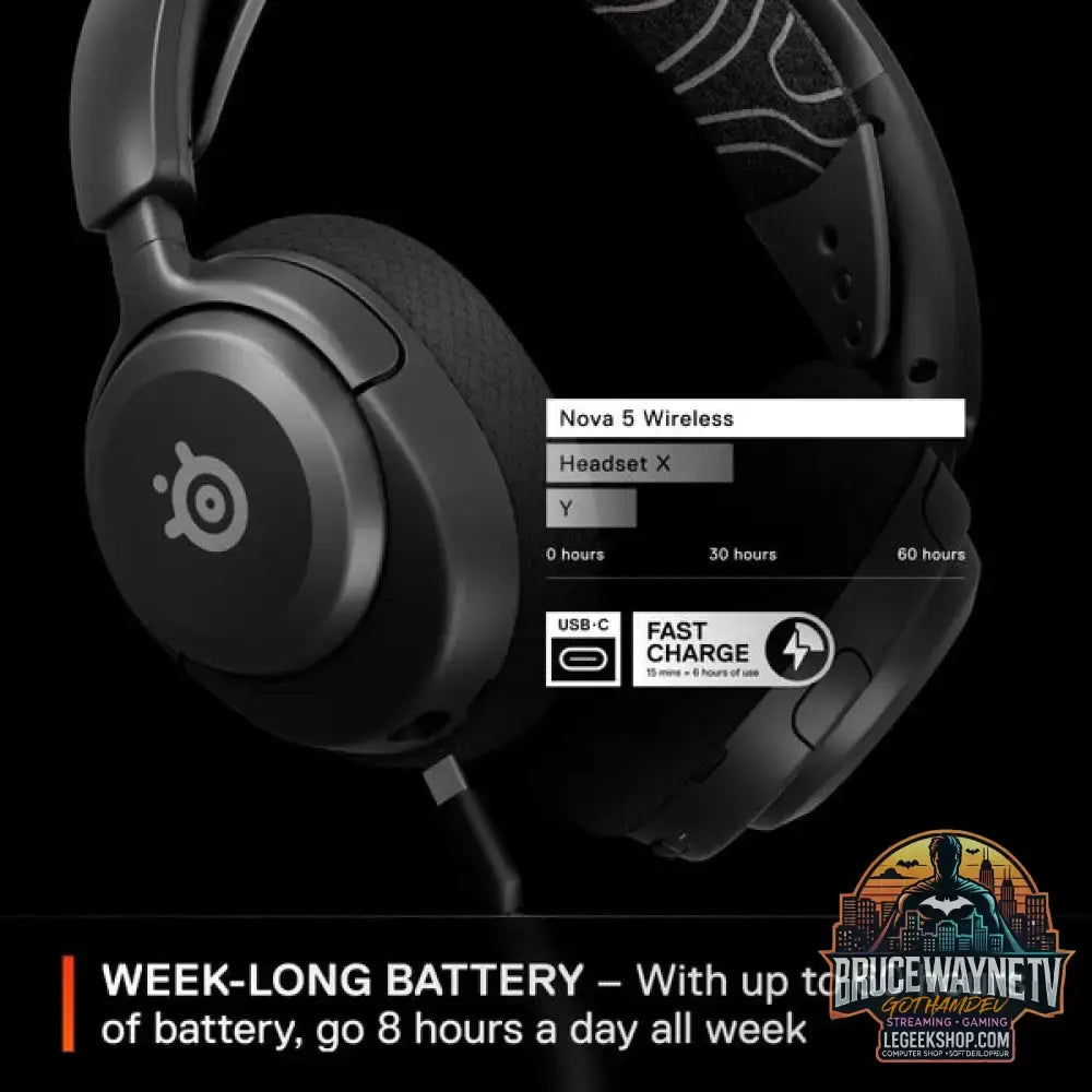 Arctis Nova 5 Wireless - SteelSeries - vue 5