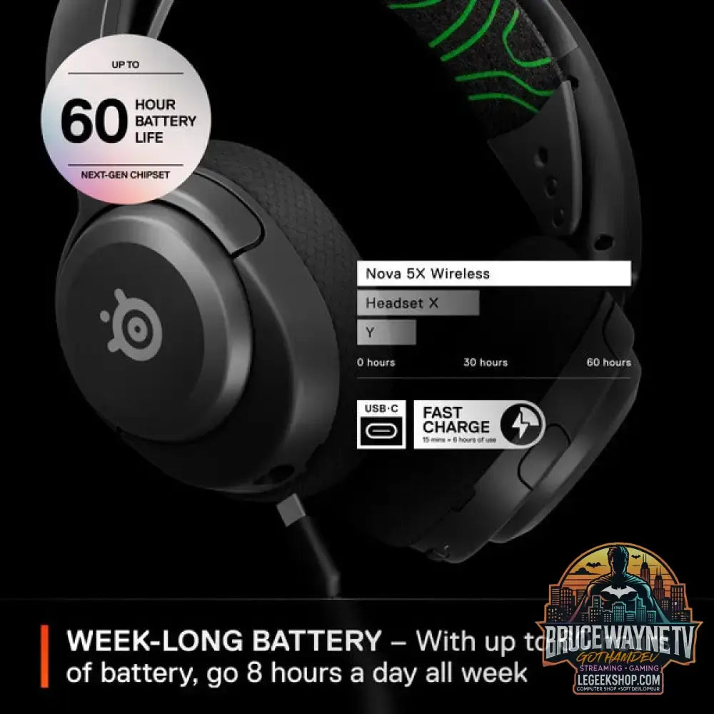 Arctis Nova 5X Wireless - SteelSeries - vue 5
