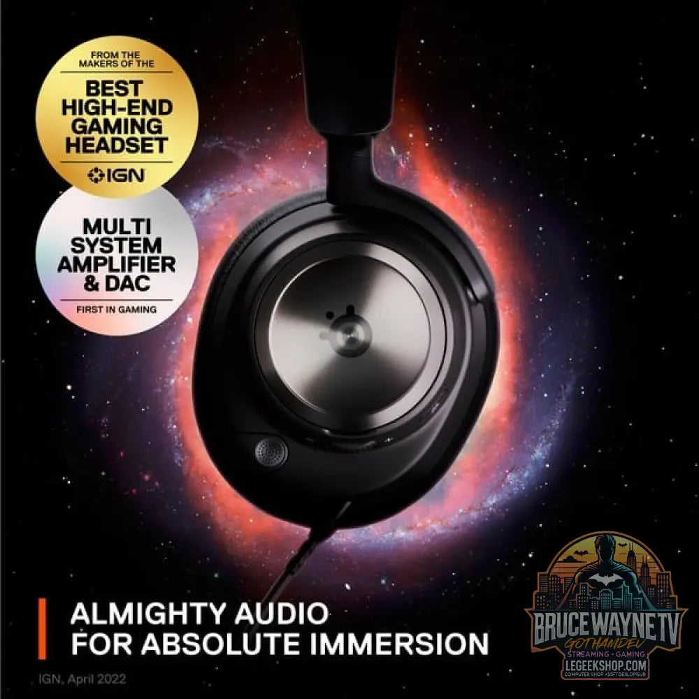SteelSeries Arctis Nova Pro, casque gaming - vue 2