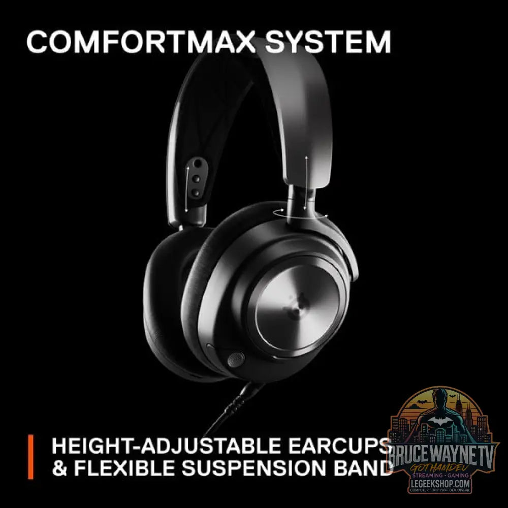 SteelSeries Arctis Nova Pro, casque gaming - vue 9
