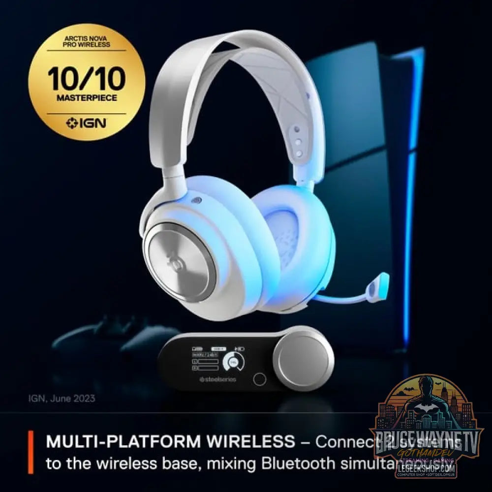 SteelSeries Arctis Nova Pro Wireless, casque gaming - vue 3