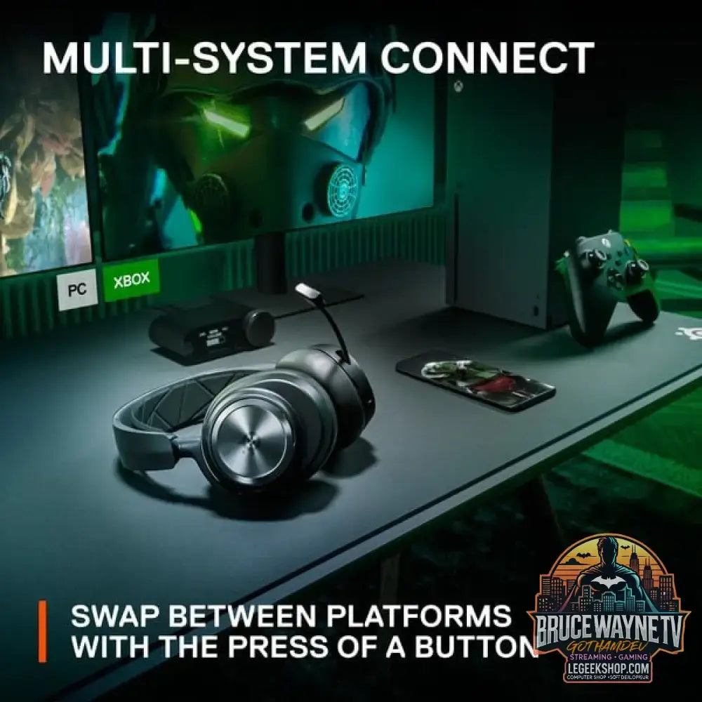 SteelSeries Arctis Nova Pro Wireless X, casque gaming - vue 8