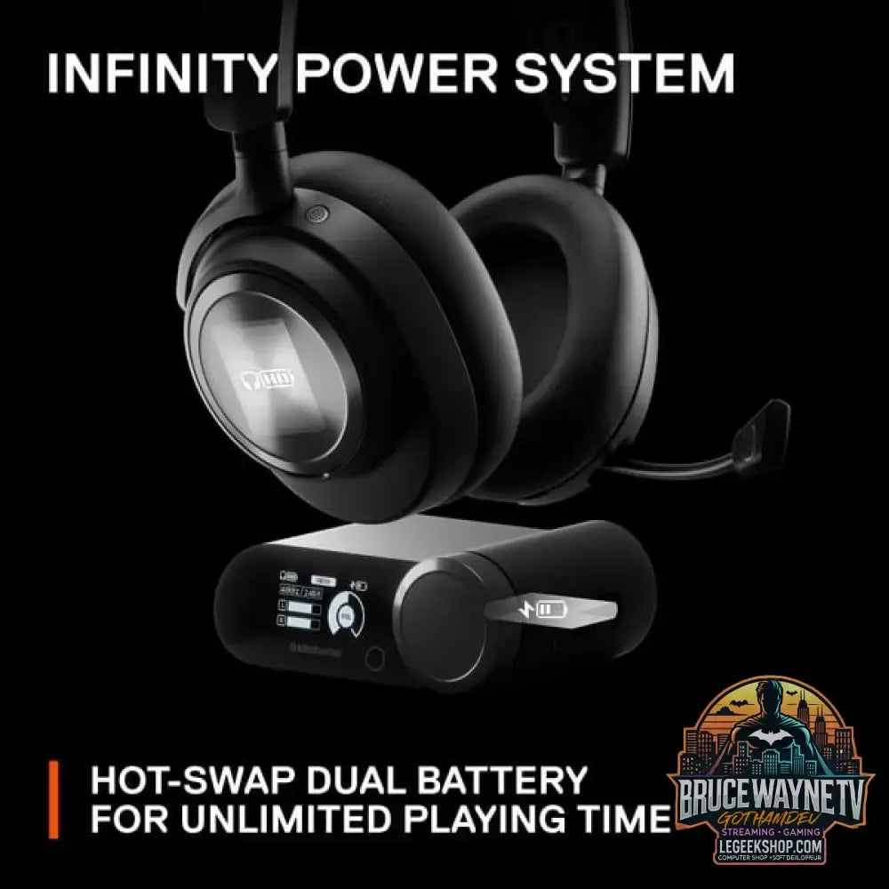 SteelSeries Arctis Nova Pro Wireless X, casque gaming - vue 6
