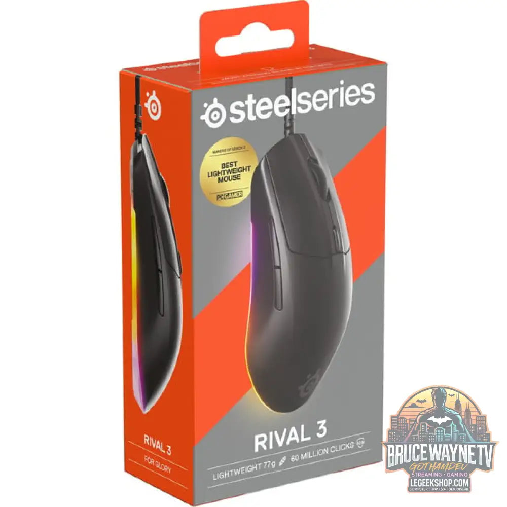 SteelSeries Rival 3 Gen 2, souris gaming - vue 6