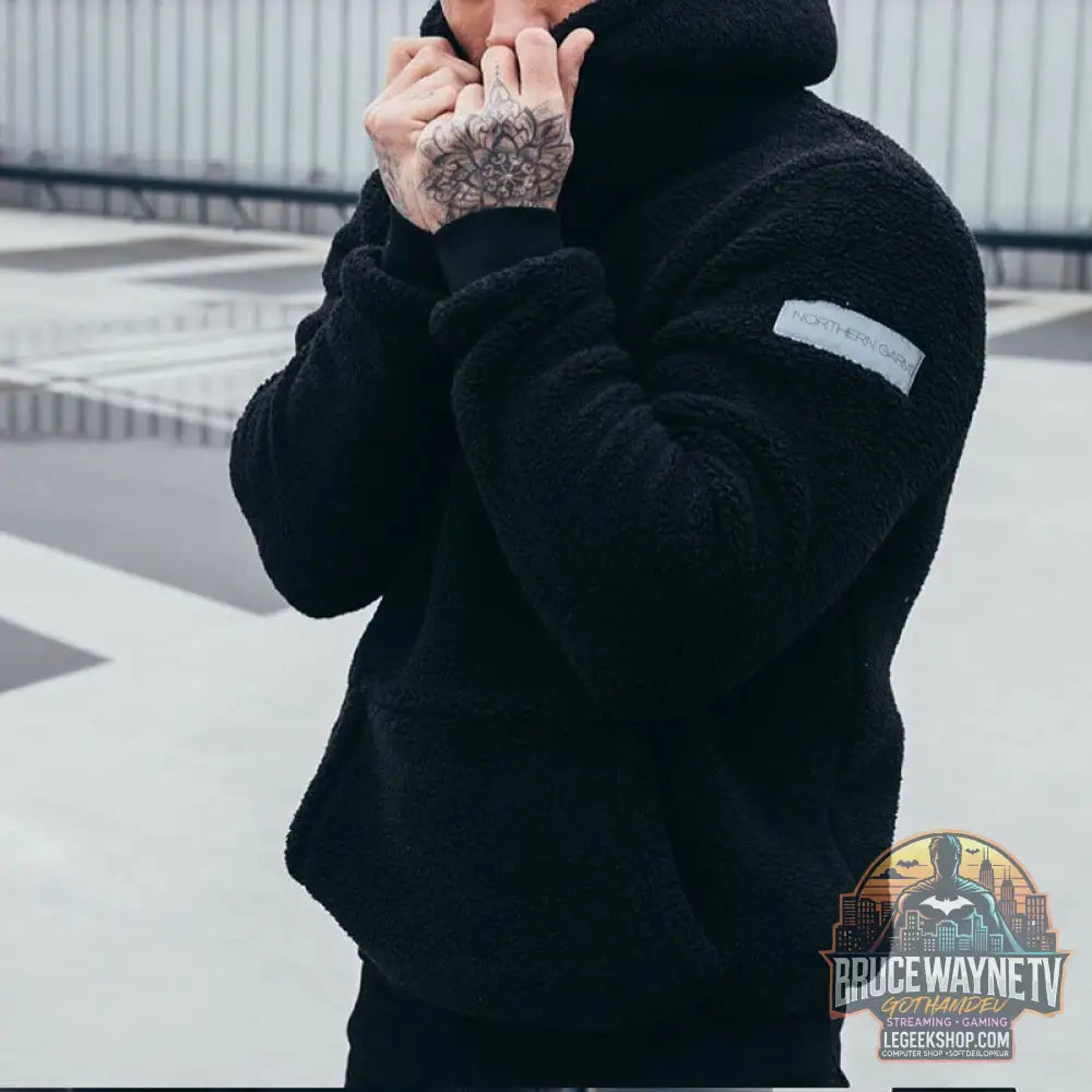 👕 Sweat Capuche Homme Peluche Grande Poche Confort 👕 - Sweat à Capuche Homme