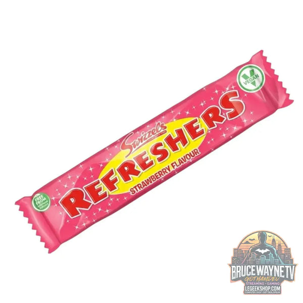 Swizzels Refreshers Strawberry bonbon au goût de fraise de 18 g (paquet de 60) - Snacks & boissons importés
