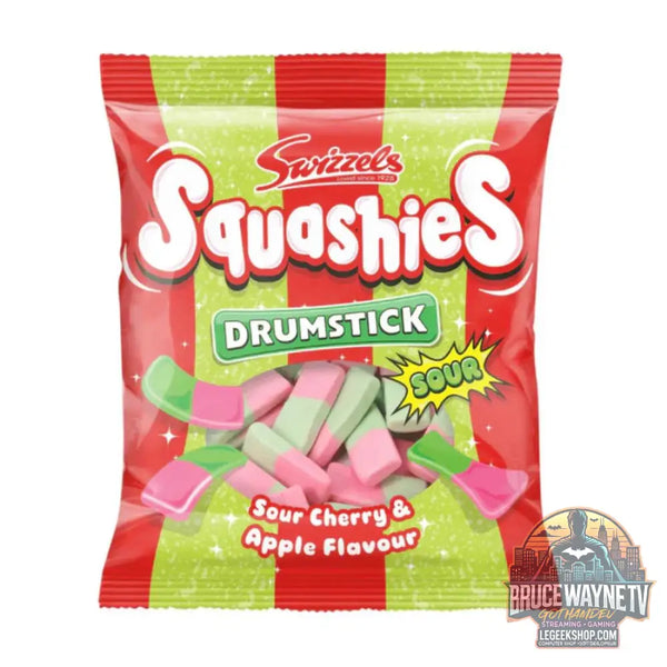 Swizzels Squashies Sour Cherry & Apple Flavour bonbons gélifiés goût cerise et pomme de 120 g (lot de 12) - Snacks &