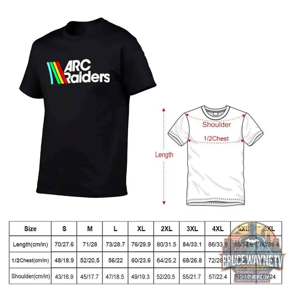 T-Shirt Arc Raiders Homme Coton Premium Gaming - T-Shirt