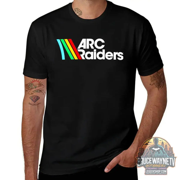 T-Shirt Arc Raiders Homme Coton Premium Gaming - Noir / 5XL - T-Shirt