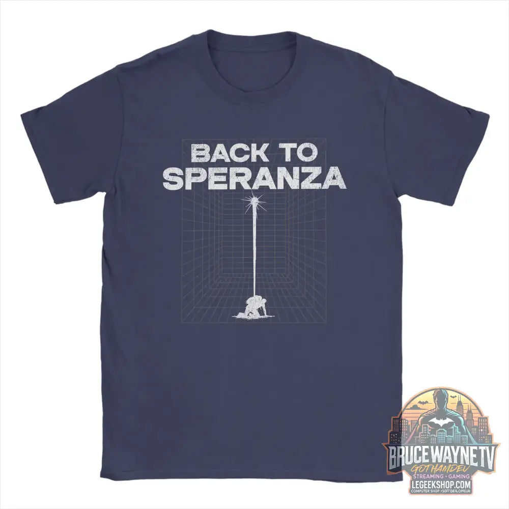 T-Shirt Arc Raiders Retour à Speranza Gaming Unisexe Coton - Bleu marine / XXL - T-Shirt