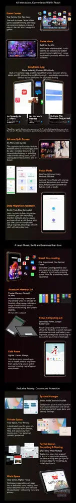 Tablette robuste Blackview Active 5 [sans chargeur UE] 6 Go + 128 Go 8,68’’ Android 15 IPS 6600 mAh Doke AI 16 MP NFC