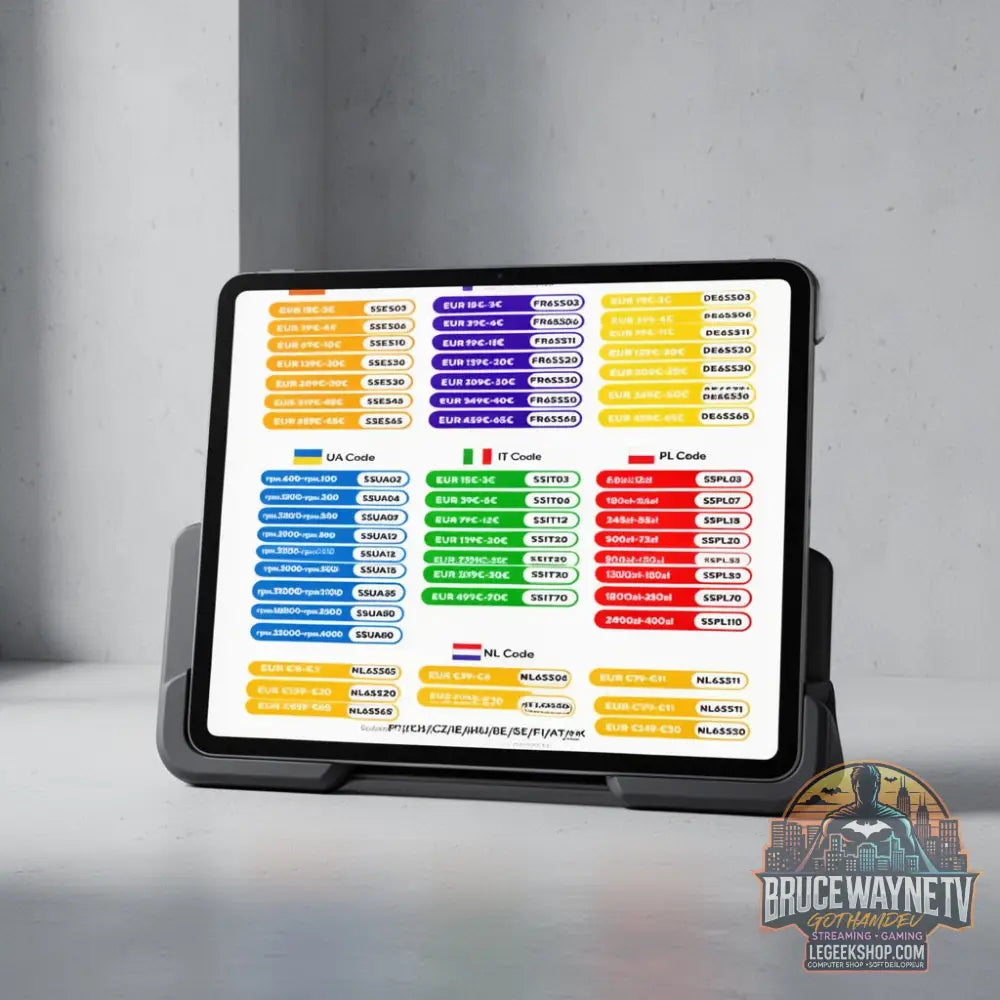Tablette — produit geek, vue 7, LeGeekShop