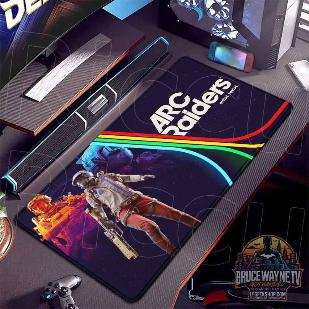 Tapis de Souris Arc Raiders HD XXL 80x40cm Gaming Antidérapant - A-14 / 100x50cm - Tapis de Souris