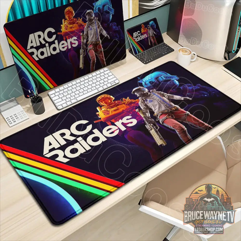 Tapis de Souris Arc Raiders HD XXL Gaming Bureau Antidérapant - Tapis de Souris