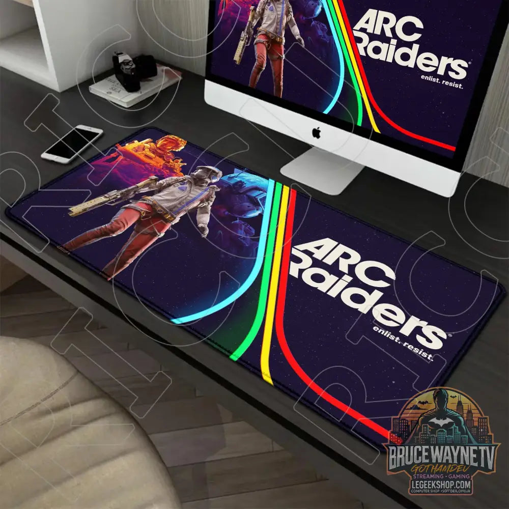 Tapis de Souris Arc Raiders XXL 900x400mm Gaming Antidérapant - Tapis de Souris