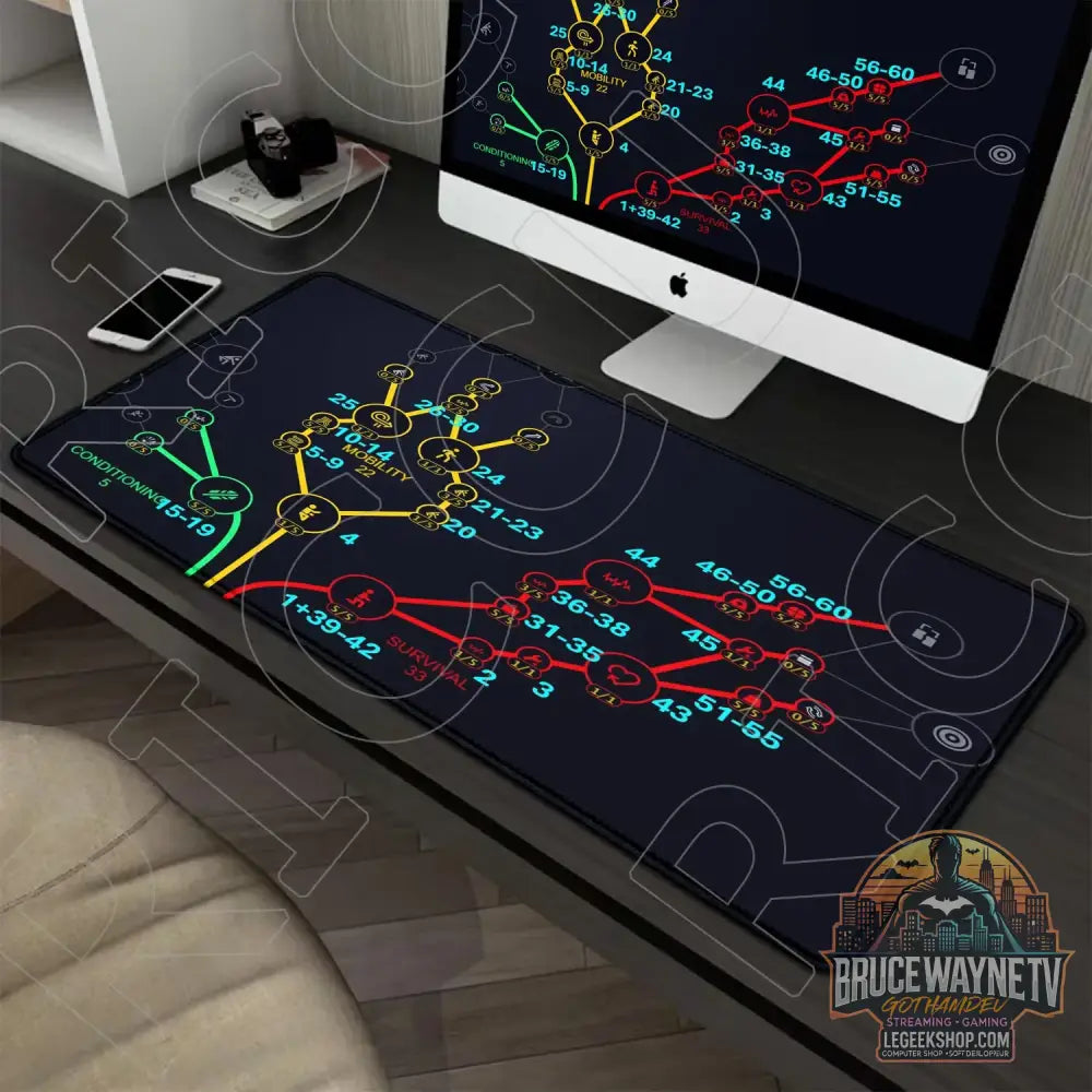 Tapis de Souris Arc Raiders XXL 900x400mm Gaming Antidérapant - Tapis de Souris
