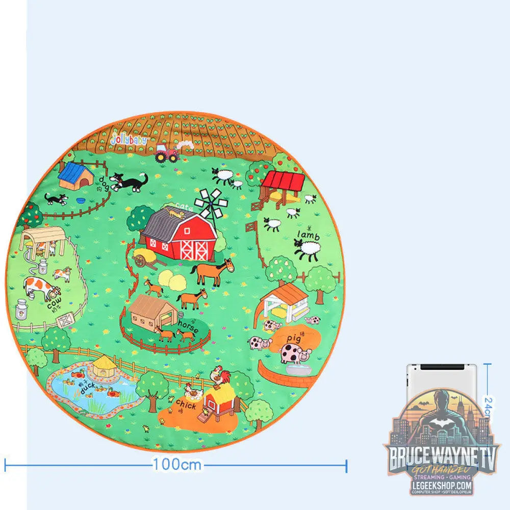 Tapis Éveil Bébé Jouets Éducatifs Animaux Apprentissage - Jouets Bébé