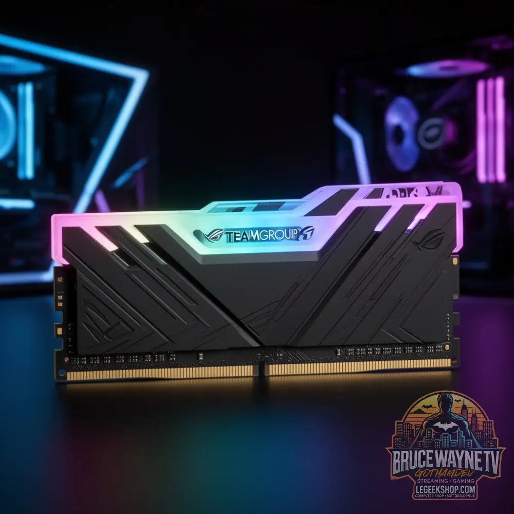 TEAMGROUP DDR4 RGB RAM — produit geek, vue 7, LeGeekShop