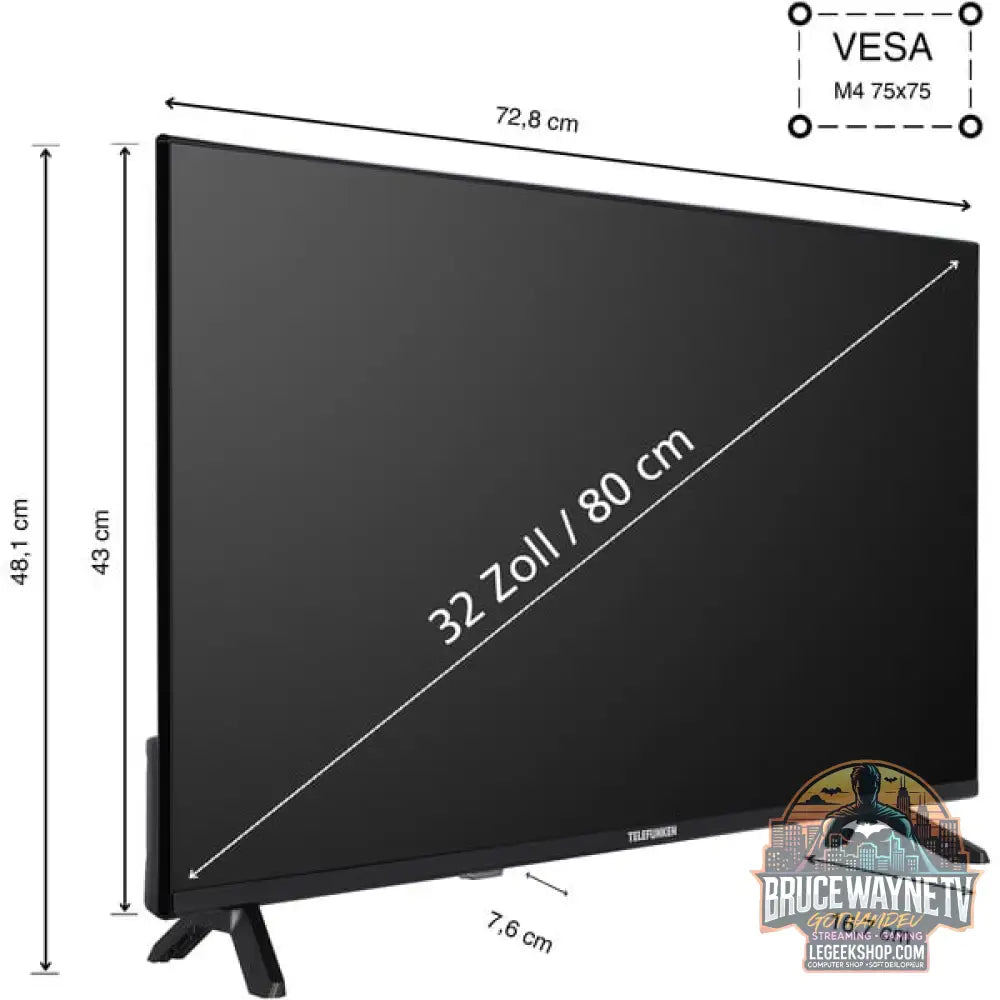 Telefunken QF32AN750S, QLED-Fernseher - Telefunken - vue 2