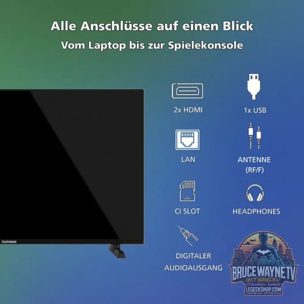 Telefunken QF32VP750S, QLED-Fernseher - Telefunken - vue 4