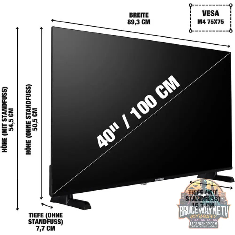 Telefunken XF40TP900S, LED-Fernseher - Telefunken - vue 3