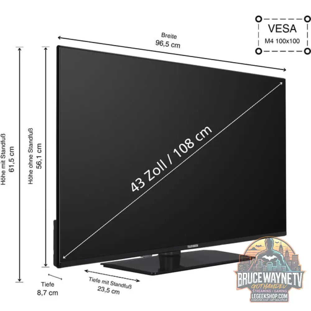 Telefunken XU43VP750M, LED-Fernseher - Telefunken - vue 3