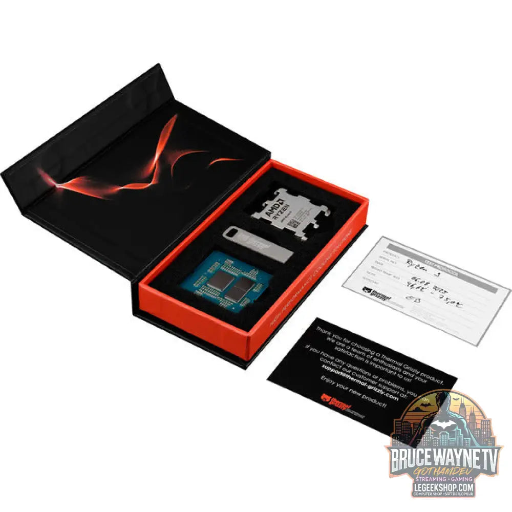Thermal Grizzly Delidded AMD Ryzen™ 7 9800X3D, Prozessor (Boxed-Version, Delidded, für Direct-Die-Kühlkörper) - Thermal Grizzly - vue 5