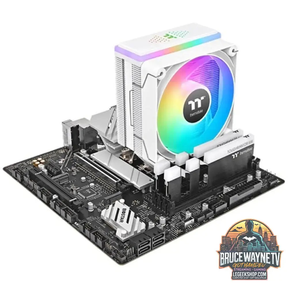 Thermaltake ASTRIA 200 ARGB Lighting CPU Cooler - White, CPU-Kühler weiß, 120 mm - Thermaltake - vue 5