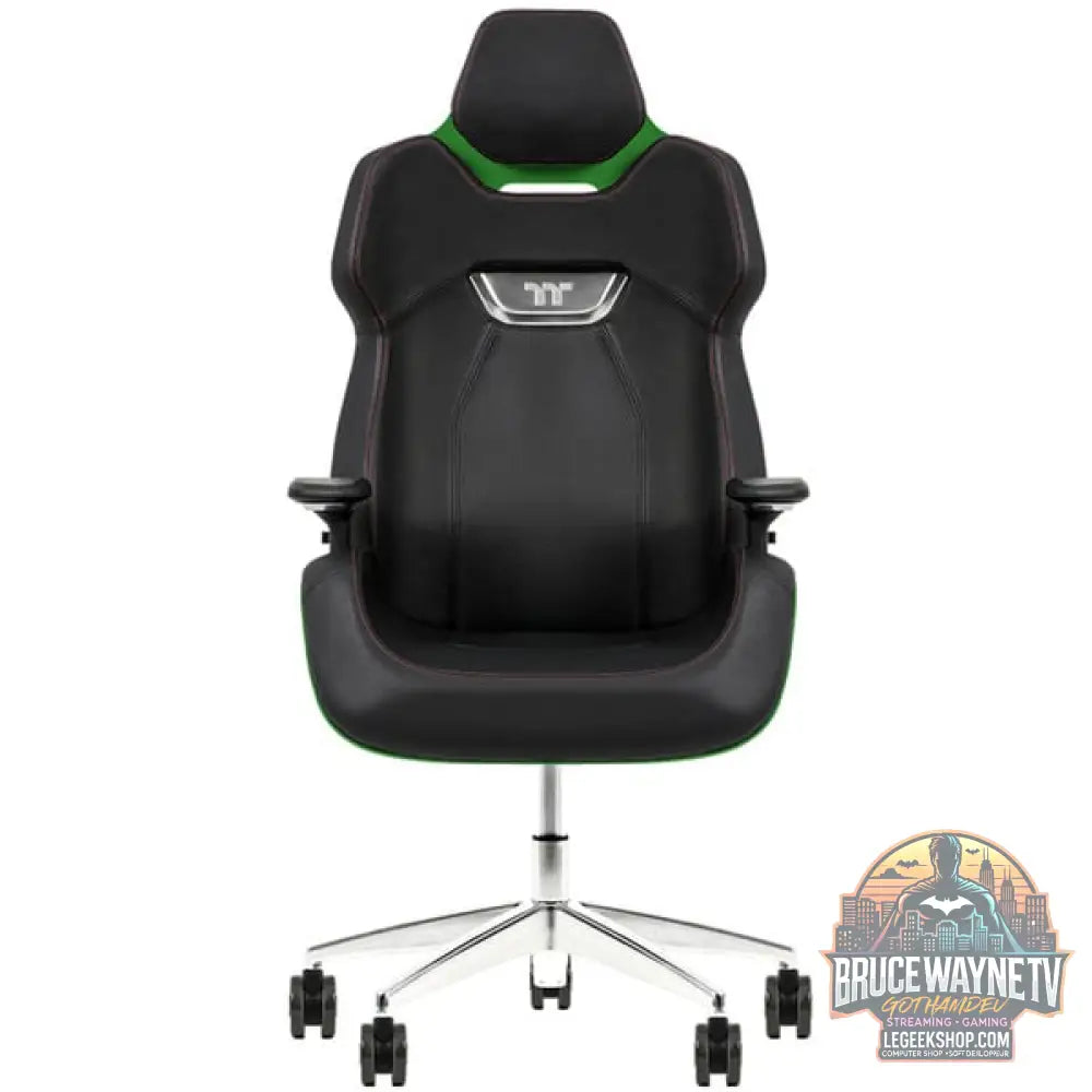 Thermaltake chaise gaming ARGENT E700 Racing Green Houndstooth tissu - Thermaltake - vue 2