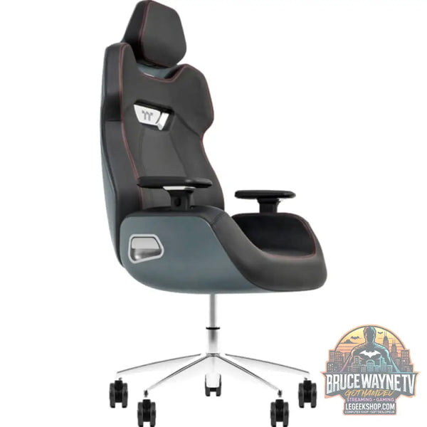 Thermaltake chaise gaming ARGENT E700 Space Gray Houndstooth tissu - Thermaltake