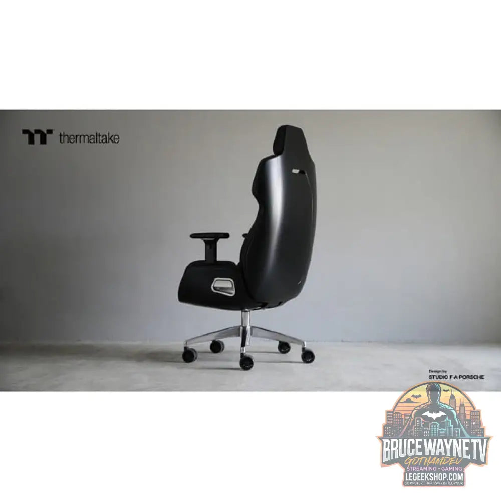 Thermaltake chaise gaming ARGENT E700 Storm Black - Thermaltake - vue 8
