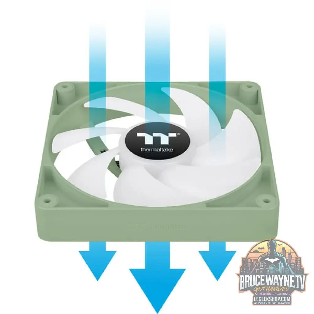 Thermaltake CT120 ARGB Sync PC Cooling Fan Matcha Green, Gehäuselüfter - Thermaltake - vue 11
